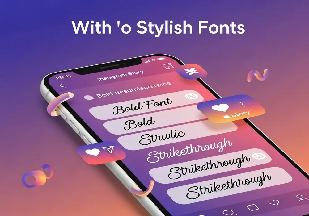 Instagram Schrift 2 Schriftarten in Instagram Stories Verwenden