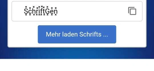 Weitere Schriftarten laden