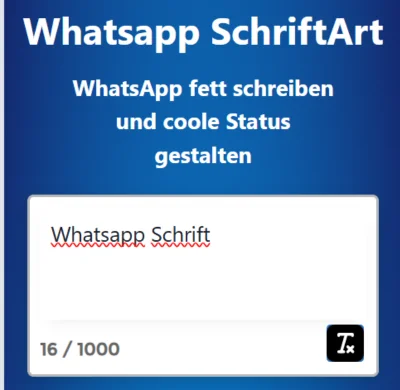 Whatsapp Schriftart 3 1 Text eingeben